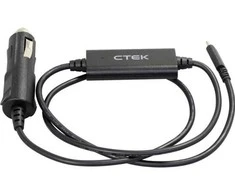 CTEK 40-464 #####USB-C įkrovimo laidas cigarečių žiebtuvėliui (21 mm vidinis skersmuo) CS NEMOKAMAS USB-C įkrovimo laidas, 12 V jungtis
