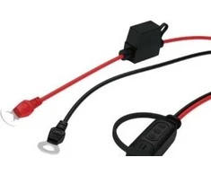 Ctek Comfort indikatoriaus kilpelė M8, juoda, raudona, 15 A, IP65, 8,4 mm, 1 vnt.