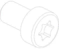 CUBIC Cilindrų varžtai Torx B776B