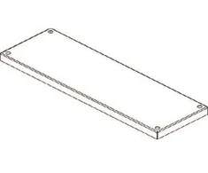 CUBIC Dangtis, 1 x 3 moduliai, 182 x 566 mm plotis x aukštis