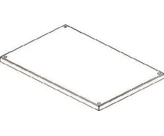 CUBIC Dangtis, 2 x 3 moduliai, 374 x 566 mm plotis x aukštis