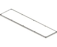 CUBIC B645C Dæxel, 2 x 8 moduliai, 374 x 1526 mm BxH
