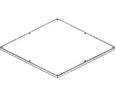 CUBIC Dangtis, 4 x 4 moduliai, 758 x 758 mm plotis x aukštis