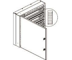 CUBIC Paskirstymo skydas CU-mini 2x3 moduliai, 64 DIN moduliai 380x572x165mm