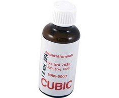 CUBIC Dažai RAL7035, skirti mažiems įbrėžimams / dėmėms taisyti, 25 ml.