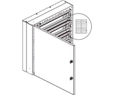 CUBIC skirstomoji plokštė CU-mini 4x5 moduliai, 224 DIN moduliai 764x956x165mm