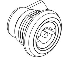 CUBIC Dviguba juostelių spyna, 3 mm (1 vnt.)