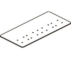 CUBIC Uždarymo plokštelė 0383-0000 (1 vnt.)