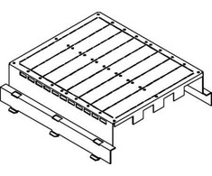 CUBIC Bėgio dangtelis S2000 SA3 (1 vnt.)