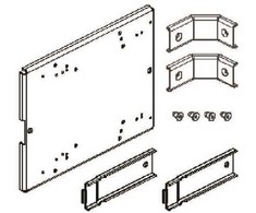 CUBIC Montavimo komplektas MIBA2223F, montavimo gylis nuo montavimo plokštės iki durų vidinės pusės 223 mm