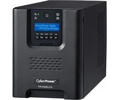 CYBERPOWER PR1000ELCD Line-Interactive 1000VA/900W Sinewave AVR LCD išvestis (8) IEC RS232 USB(HID) EPO SNMP EnergyStar