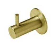 D Line AS - U. moms Drabužių kabliukas Ø14 x 36 mm su kaiščiu, - mm, PVD šlifuotas žalvaris