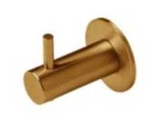 D Line AS - U. moms Drabužių kabliukas Ø14 x 36 mm su kaiščiu, - mm, PVD šlifuoto vario