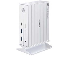 Šakotuvas D-Link DUF-E01/E, Laidinis, „Thunderbolt 4“, 3,5 mm, 10, 100, 1000 Mbit/s, Balta, „MicroSD“ („TransFlash“), SD
