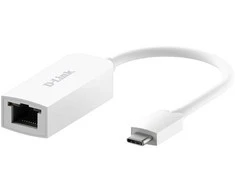 D-Link USB-C į 2.5G Ethernet adapteris, laidinis, USB Type-C, Ethernet, 2500 Mbit/s, baltas