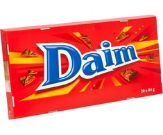 Daim XL šokoladas su 20 vnt. x 84 g pakuotėmis - 1,68 kg