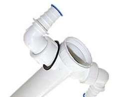 Dallmer Ø40 mm x 112" jungiamasis vamzdis - 2 atvamzdžiai