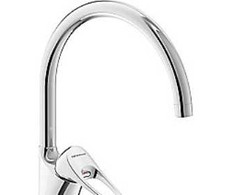 Mora FM Mattson 9000XE virtuvinis maišytuvas, C formos, chromuotas