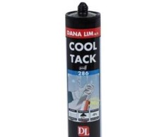 Dana Lim As Dana Cool Tack 286 Juodas 290 ml - Montavimo klijai daugumai medžiagų. Galima naudoti iki -5 °C temperatūros.