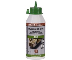 Dana Lim As Dana medienos klijai D3 Outdoor 430 250 ml - Drėgmei atsparūs medienos klijai durims, langams, sodo baldams ir kt.