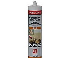 Dana Lim As Statybiniai klijai 293 300 ml - su tirpikliu, stiprūs, taip pat ant šaltų / drėgnų paviršių. UN1133