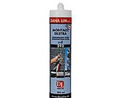 Dana Lim As „Montage Extra 292 baltas“ 290 ml – stiprūs – greitam veidrodžių ir daugumos statybinių medžiagų surinkimui