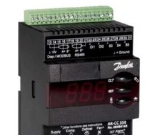 Danfoss AK-CC 350 - Šaldymo įrenginio valdymas, temp., daugiafunkcis, 4 relės, 1f, 2k, 2.3 VA