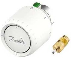 Danfoss Aveo serviso termostatas - Įmontuotas jutiklis. 7–28 laipsniai. Apsauga nuo užšalimo. RA/VL