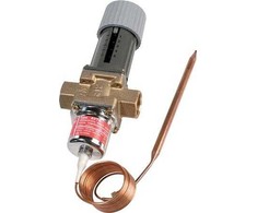 Danfoss AVTB20 su movine jungtimi, 3/4" vidinis sriegis, jutiklis Ø9,5x155 mm - nustatymo diapazonas nuo 30 iki 100 laipsnių su kvs 3,4.