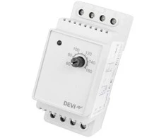 DANFOSS Devireg 330 termostatas nuo +60 iki +160 °C, montuojamas ant DIN bėgelio, tiekiamas su 3 metrų laido jutikliu.