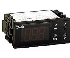 Danfoss ERC 213 - Elektroninis aušinimo valdiklis, DI 1, DO 3, AC 197-250 V, raudonas šviesos diodas