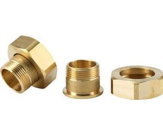 Danfoss srieginių jungčių rinkinys DN32 išorinis sriegis, 1,3/4" jungiamoji veržlė (komplektą sudaro 2 vnt. nipelių, tarpinių ir jungiamųjų veržlių)