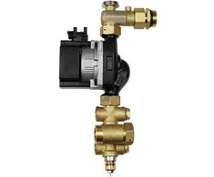 „Danfoss Icon“ kompaktiškas surenkamas GV šuntas be FTC jutiklio elemento. Montuojamas su UPM3 Auto L 15-70 siurbliu ir integruotu atbuliniu vožtuvu.