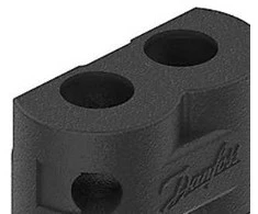 Danfoss JIP izoliacinis apvalkalas - DN20 dvigubas vožtuvas, dvigubas vamzdis
