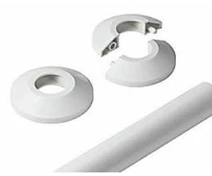Danfoss sieninė rozetė balta t-RTX - apvali t-VHX-DUO-MONO balta