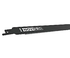 Danish Tool Productions ApS NOVIPRO bajonetinio pjūklo ašmenys 225 mm – 225x20x3,2 mm, 8 TPI, HM dantukai. Metalui, nerūdijančiam plienui ir ketui.