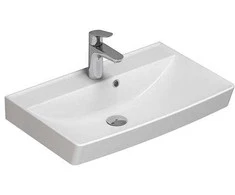 Dansani Porcelianinė kriauklė Cappella, 62 cm, baltos spalvos. Tinka kriauklės spintelėms, kurių matmenys 58-60-35 cm. ***PARDUODAMA, KOL YRA SANDĖLYJE***