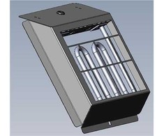 DANTHERM elektrinis kaitinimo elementas išankstiniam pašildymui 1x900 W, skirtas RCV320, integruotas sistemoje. Turi būti sumontuotas vėliau.