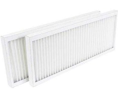 DANTHERM filtrų rinkinys, filtrų klasė G4/G4, skirtas RCV320. 2 vnt. ISO C75% (G4).