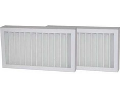 DANTHERM filtrų rinkinys, filtrų klasė G4/G4, skirtas HCH8. 2 vnt. ISO C75% (G4).