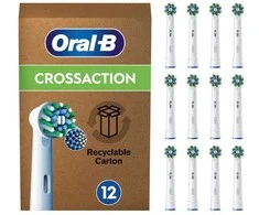 Braun Oral-B CrossAction , 12 pc(s), Baltas, 3 month(s), Oral-B, Box