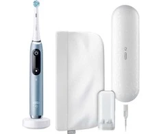 Braun Oral-B iO Series 9 Luxe Edition, elektrinis dantų šepetėlis (mėlynas/baltas, vandens mėlyna)