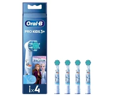 Dantų šepetėlis Braun „Oral-B Kids Pro 3+“, 4 vnt., Balta, Sušalęs, 3 metai, Lizdinė plokštelė