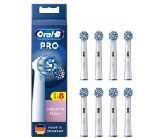 Końcówka Braun Braun Oral-B Pro Jautrus Clean dantų šepetėlių galvutės, 10 vnt. (baltos, nesudėtingos išorinės pakuotės)
