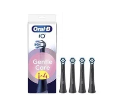 Dantų šepetėlis Oral-B iO GentleCare Juodas 4 vnt. pakuotė