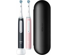 Elektrinis dantų šepetėlis Oral-B iO Series 3n Duo Edition, juodas/rožinis