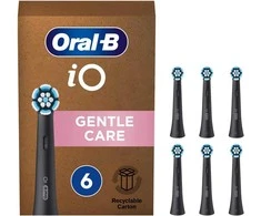 Końcówka Oral-B iO Gentle Care, Juodas, 6 vnt.