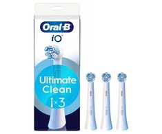 Dantų šepetėlis Dantų šepetėlių rinkinys „Oral-B iO Ultimate Clean“, 3 vnt., balti