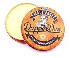 Dapper Dan Matt Paste stiprios fiksacijos, matinė plaukų modeliavimo pasta, 100 ml