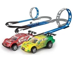 Darda DTM Turbo Fighter, Transporto priemonės ir trasos rinkinys, 5 metai, Juoda, Mėlyna, Daugiaspalvė, Žalia, Raudona, Geltona